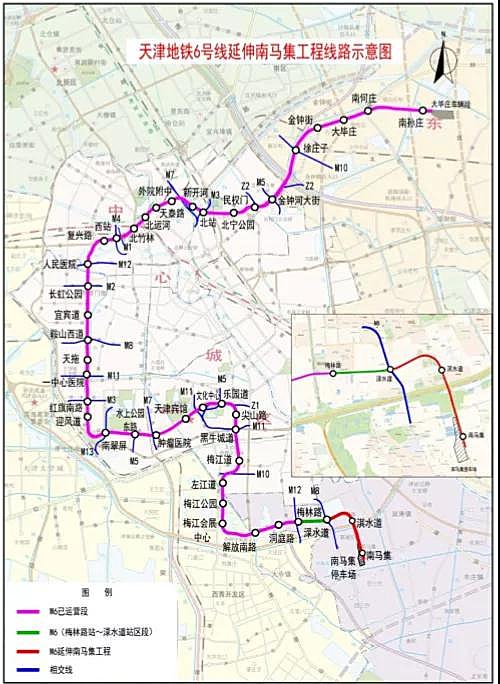 天津地铁6号线延长线