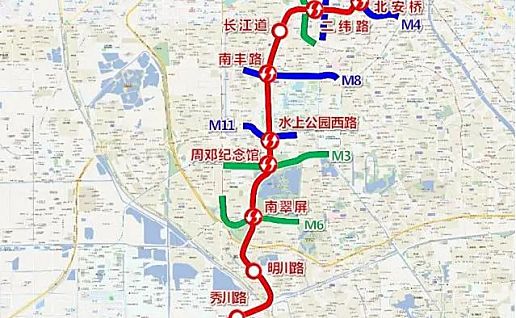 天津M13地铁线路重大调整，暂别西青区！