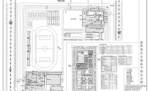 明尚花园项目建筑设计方案总平面图公示