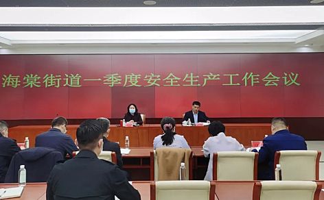 海棠街召开第一季度安全稳定工作会议